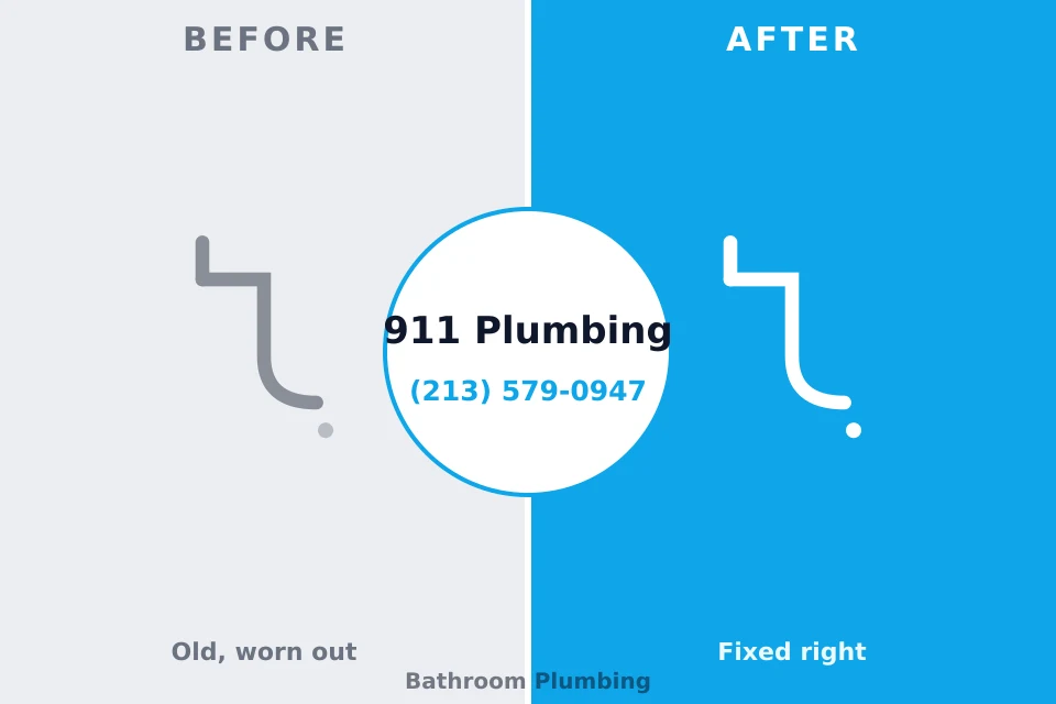 Before and after: plumbing company Apalachicola, FL